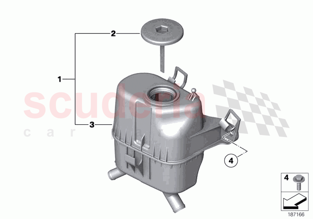 Oil carrier Single parts of Rolls Royce Rolls Royce Wraith RR5(2017-2023)