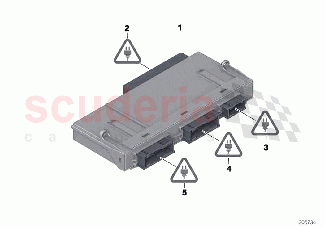 Control unit junction box electronics 3 of Rolls Royce Rolls Royce Wraith RR5(2017-2023)