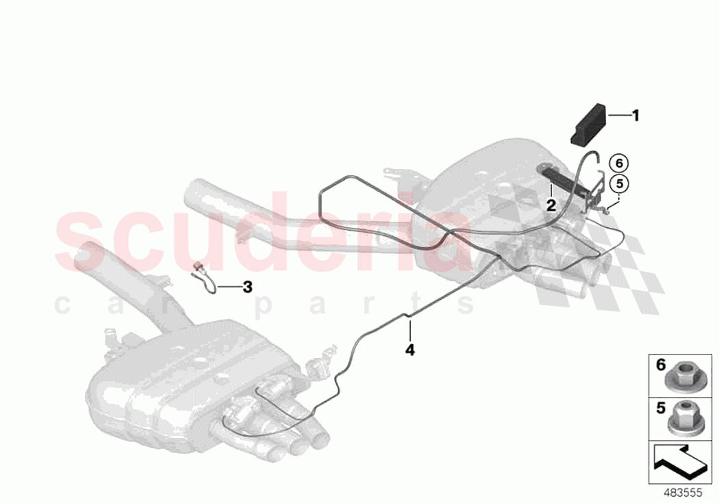 Flap exhaust system of Rolls Royce Rolls Royce Wraith RR5(2017-2023)