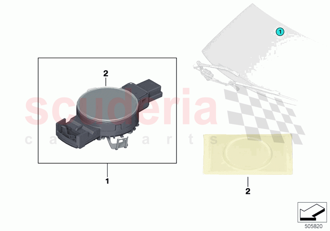 Rain Light Solar sensor of Rolls Royce Rolls Royce Wraith RR5(2017-2023)