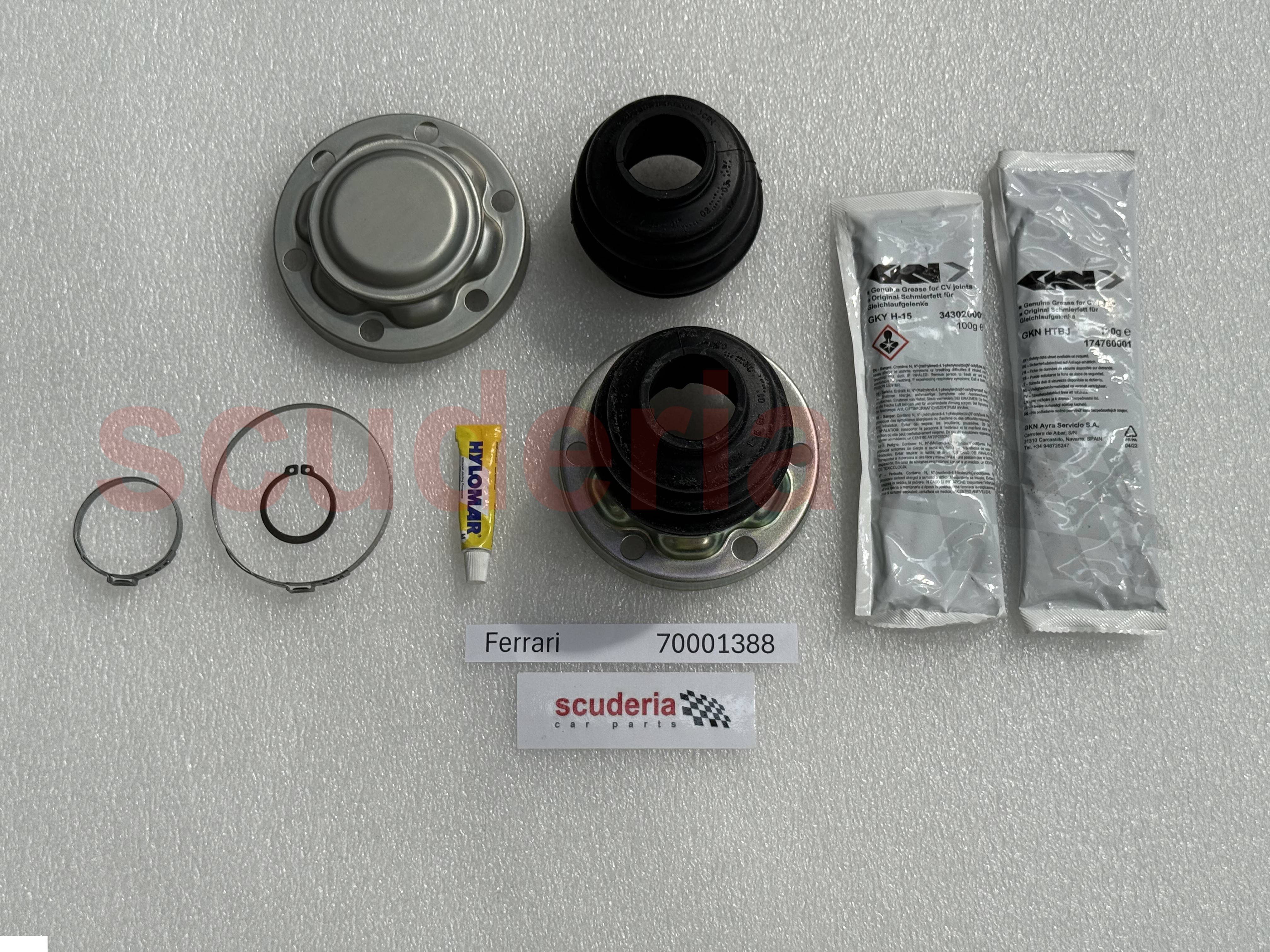 REAR SUSPENSION - SHOCK ABSORBER AND BRAKE DISC parts for Ferrari