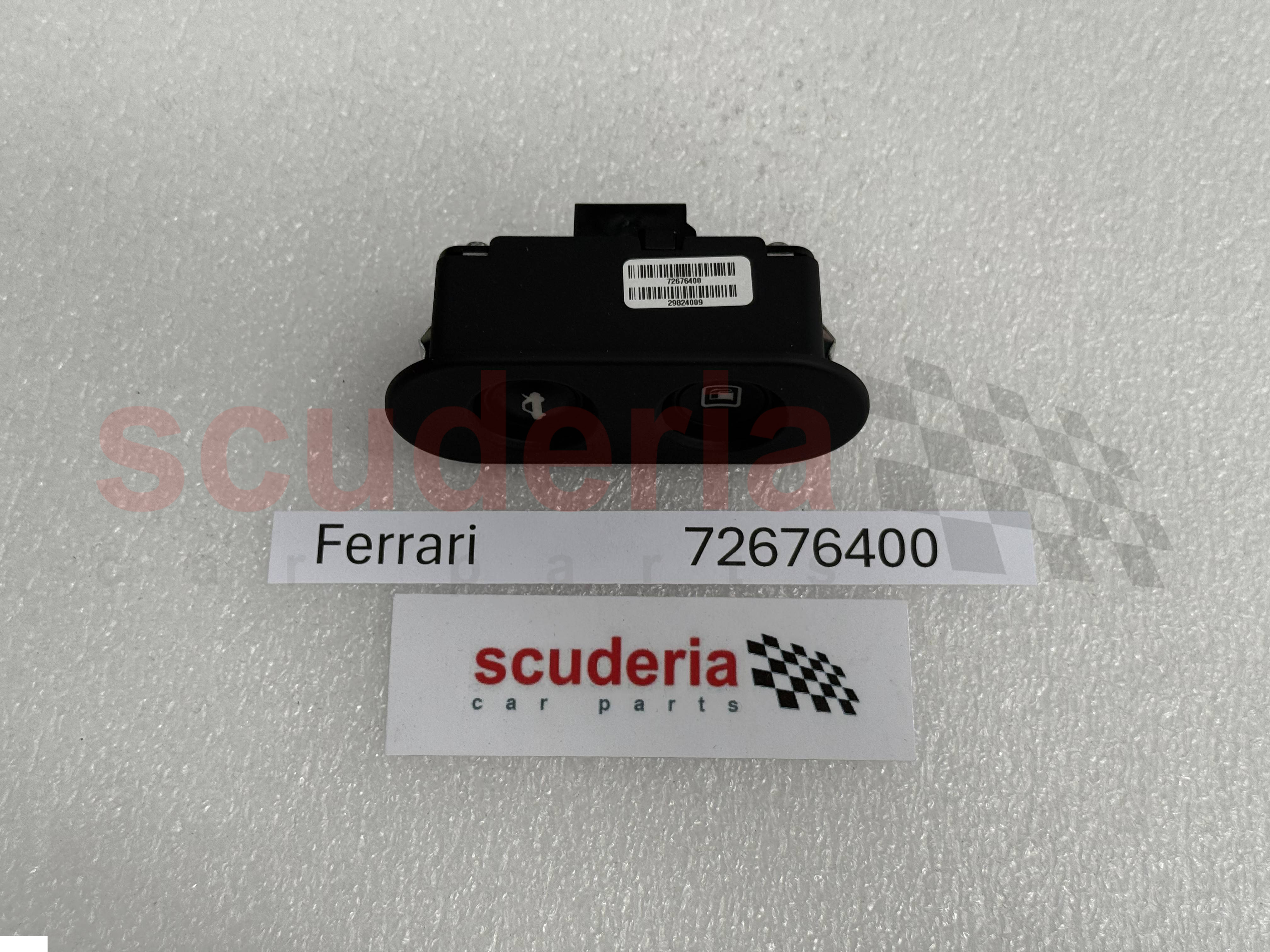 72676400 TRUNK HOOD AND FUEL DOOR RELEASE CONTROL for Ferrari