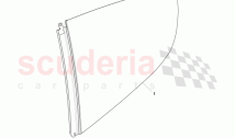 Glass assembly Quarter Window, COUPE