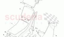 Console Panel, Rear Seat, VOLANTE