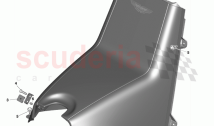 Rear Seat Console Trim Panel 2+0, COUPE