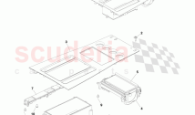Console Panel, Centre, 4 hole, Ashtray - ASM