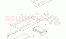 Console Panel, Centre, High, Ashtray - ASM