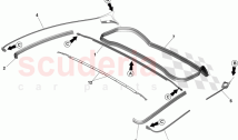 Rear Closure Roof Opening Weatherstrips, VOLANTE