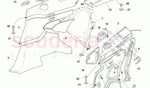 Rear Quarter Trim Panel, 2+2 VOLANTE