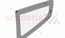 Glass Assembly, Quarter Window
