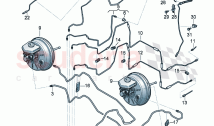 Brake pipe Brake hose Retainer for brake pipe