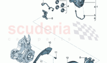 Fixed-calliper brake Brake disc (vented) Cover plate for brake disc