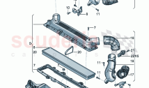Air filter Intake air duct Intake hose Air mass meter D >> - MJ 2019