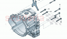 Assembly parts for engine and gearbox