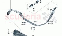 oil pressure line for gearbox oil cooling Gear oil cooler