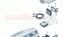 Central display for navigation and TV