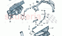 Coolant cooling system for turbocharger