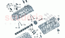 camshaft, valves camshaft adjuster unit