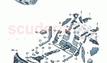 sound absorber for floor, bulkhead and tunnel
