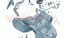 Fuel tank fuel filler neck fuel tank cap