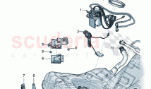 Fuel delivery module Sender for fuel gauge Control unit for fuel pump