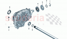 Front axle differential Service parts