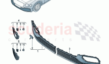 Genuine accessories Air guide grille