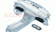 Knee airbag unit