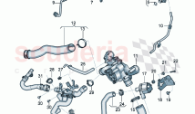 Coolant hoses and pipes Engine