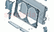 Air guide Cooler for coolant