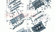 Cylinder head cylinder head cover impulse sender