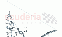 1 set of fuel pipes with breather tube Fuel supply line Breather line