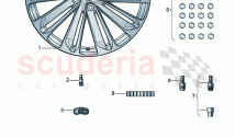 Aluminium rim Hub cap D - MJ 2023>>