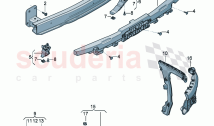 Bumper carrier mounting for bumper