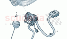 High-voltage wiring set for charging socket