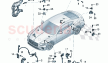 speed sensor with securing parts