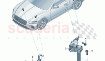 Sensor for headlight range control