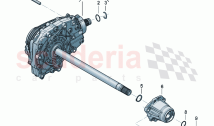 Front axle differential