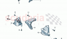 Engine brackets engine mounting