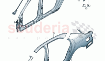 Side panel frame