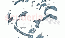 Side member Wheel housing