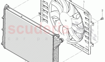 electric fan with fan cowl