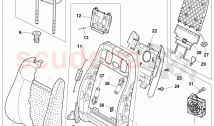 Seat Squab and Headrest, F 3W-7-039 961>> 3W-7-044 920