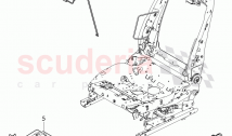 electrical parts for seat, and backrest adjustment