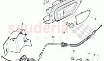 door latch, interior release