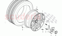 Original Accessories, wheel disc 'alum' with winter, tire