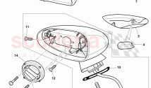 Interior/exterior mirror, F >> 3W-9-061 063