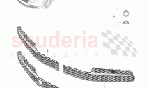 Original Accessories, 1 Satz Air Vents, fuel tank, cap, brake caliper