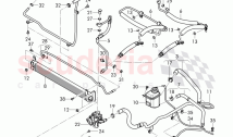 power steering, Hose, reservoir, D - MJ 2017>>