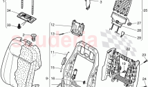 Seat Squab and Headrest, F 3W-8-052 846>>, F ZA-A-062 464>>